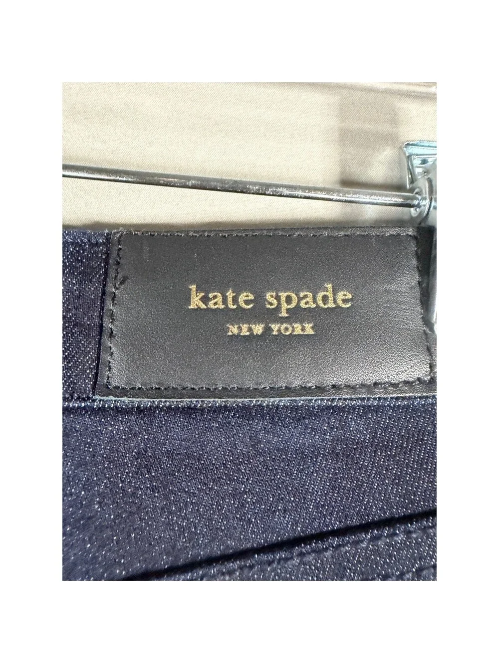 Kate Spade Broome Street Dark Wash Slim Jeans Indigo Ooh La La Size 27 M231